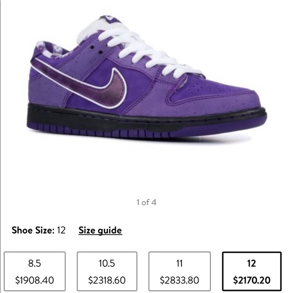 Nike SB purple lobster size 12 NEW PICS UP